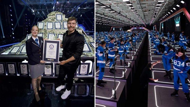 Beast Games set a whopping total of 44 Guinness World Records