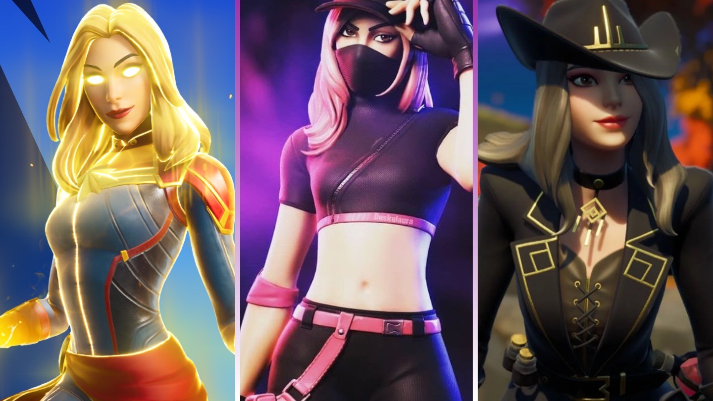 The full list of cool female skins in Fortnite