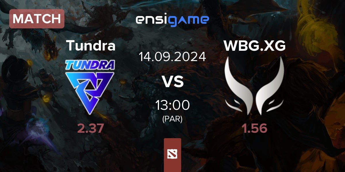 Match Tundra Esports Tundra vs Xtreme Gaming WBG.XG | 14.09