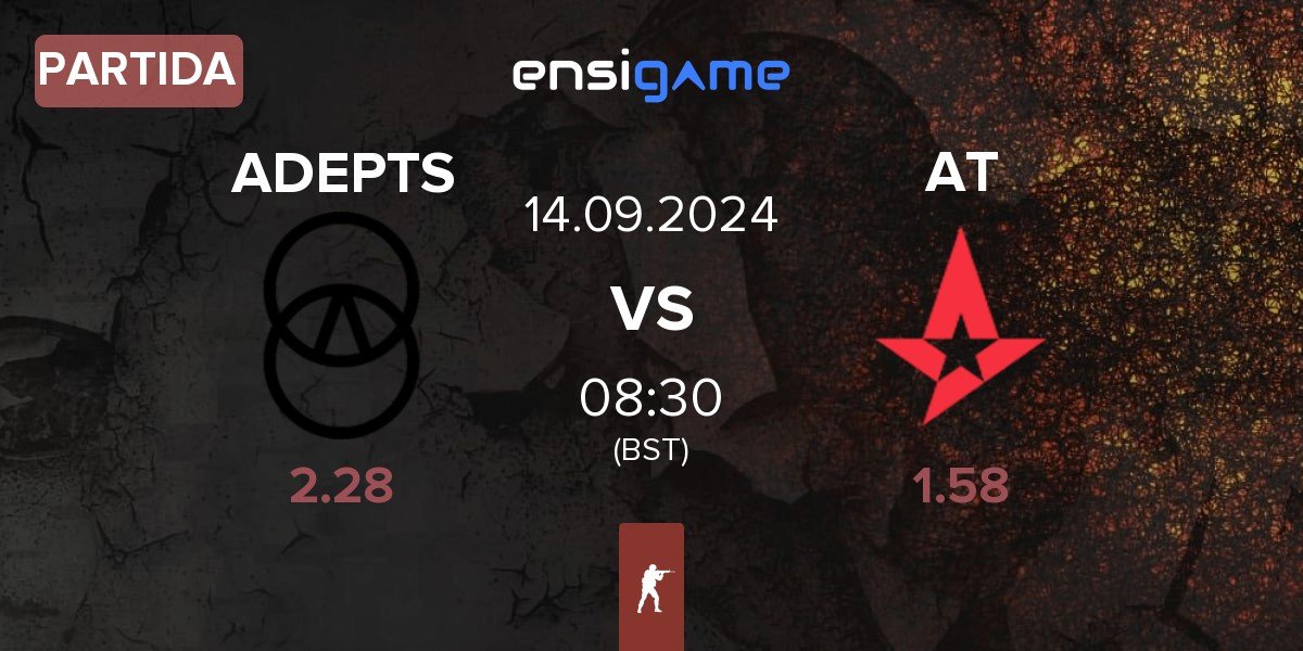 Partida ADEPTS vs Astralis Talent AT | 14.09