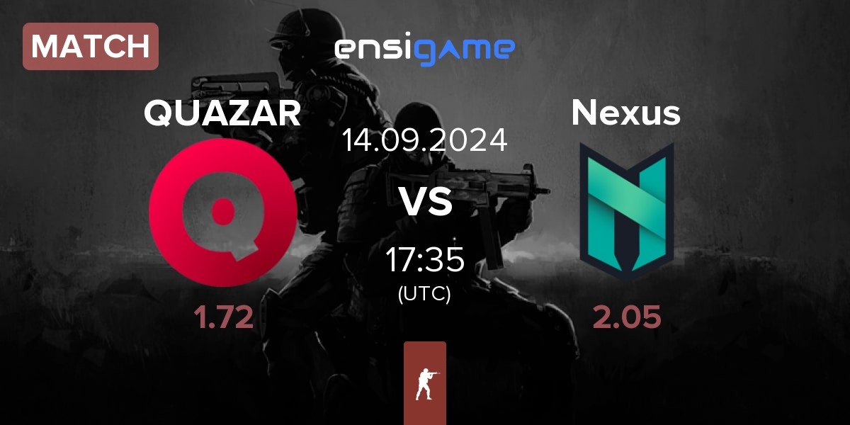 Match Team QUAZAR QUAZAR vs Nexus Gaming Nexus | 14.09