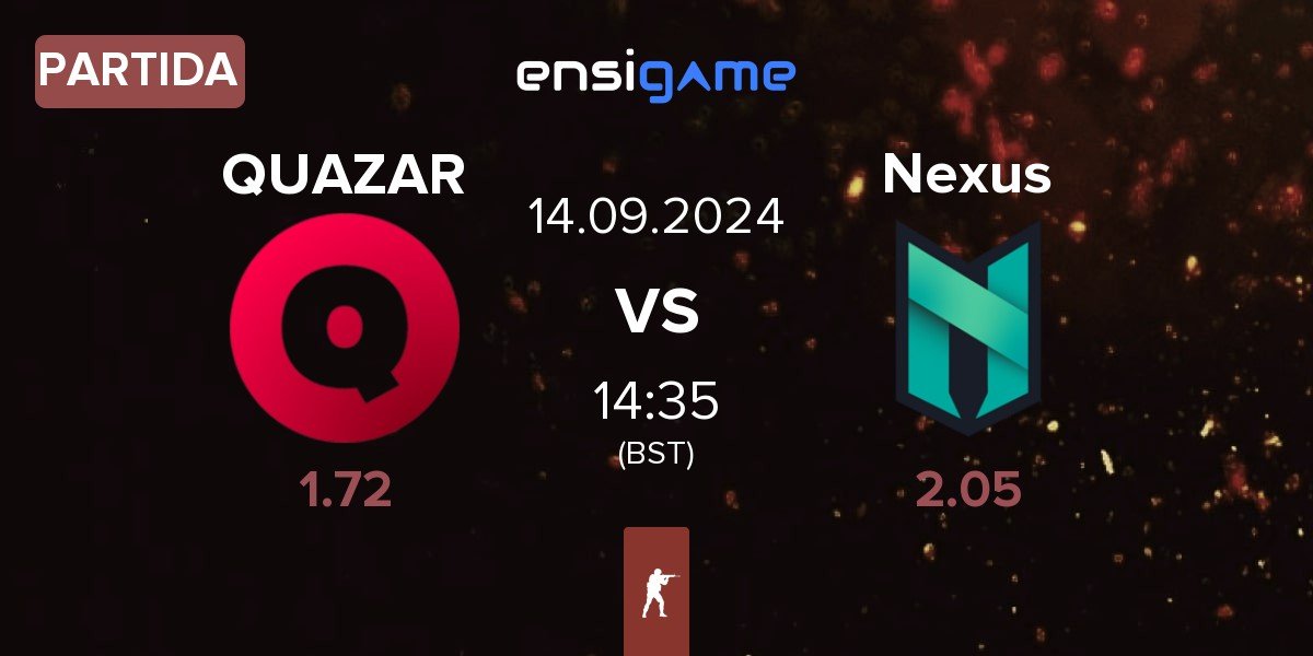 Partida Team QUAZAR QUAZAR vs Nexus Gaming Nexus | 14.09