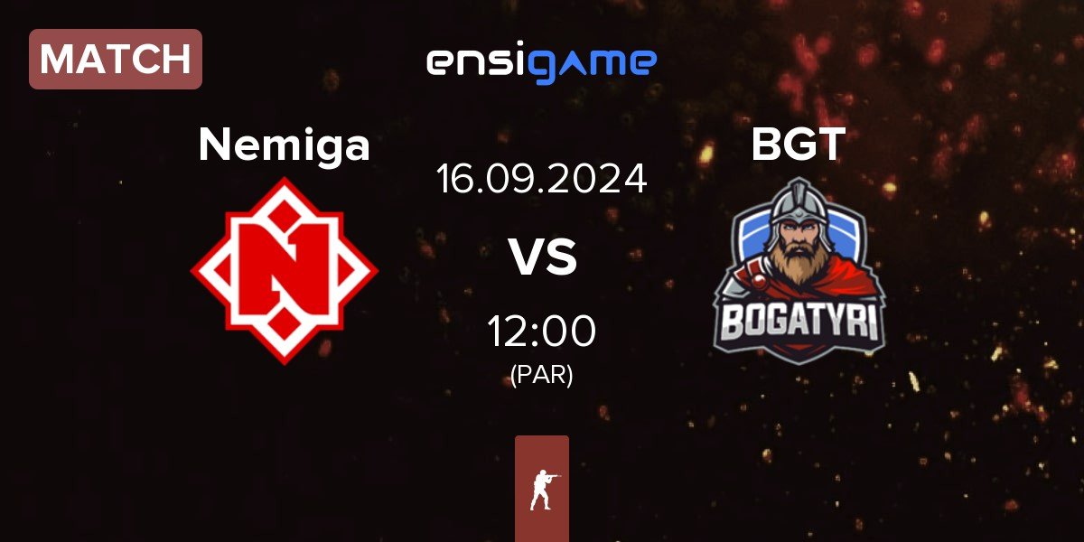 Match Nemiga Gaming Nemiga vs BOGATYRI BGT | 16.09