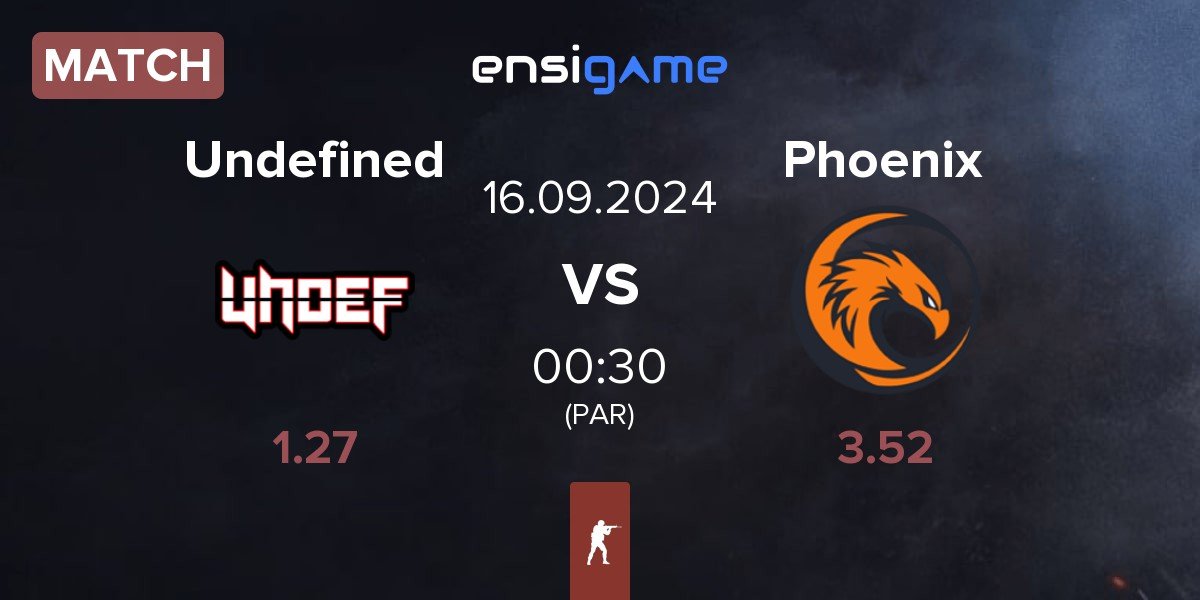 Match Undefined vs Phoenix | 16.09