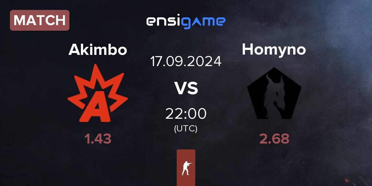 Match Akimbo Esports Akimbo vs Homyno | 17.09