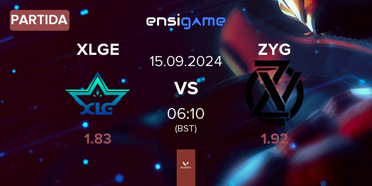 Partida XLG Esports XLGE vs ZY Gaming ZYG | 15.09