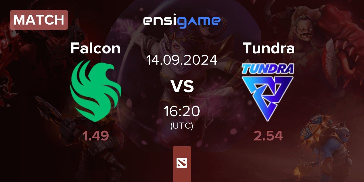 Match Team Falcons Falcon vs Tundra Esports Tundra | 14.09