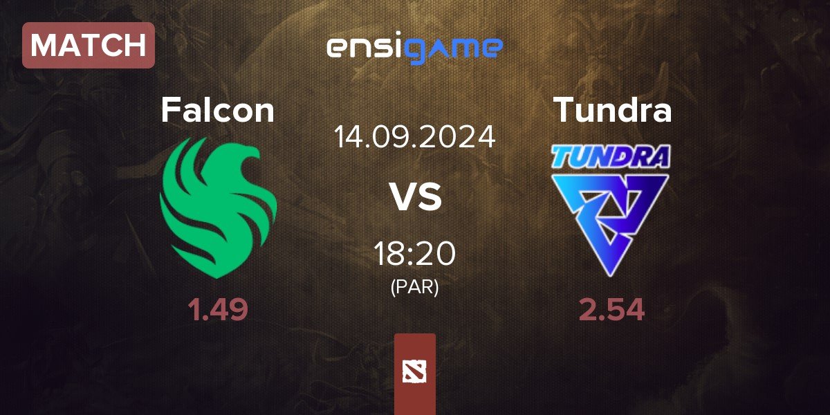 Match Team Falcons Falcon vs Tundra Esports Tundra | 14.09