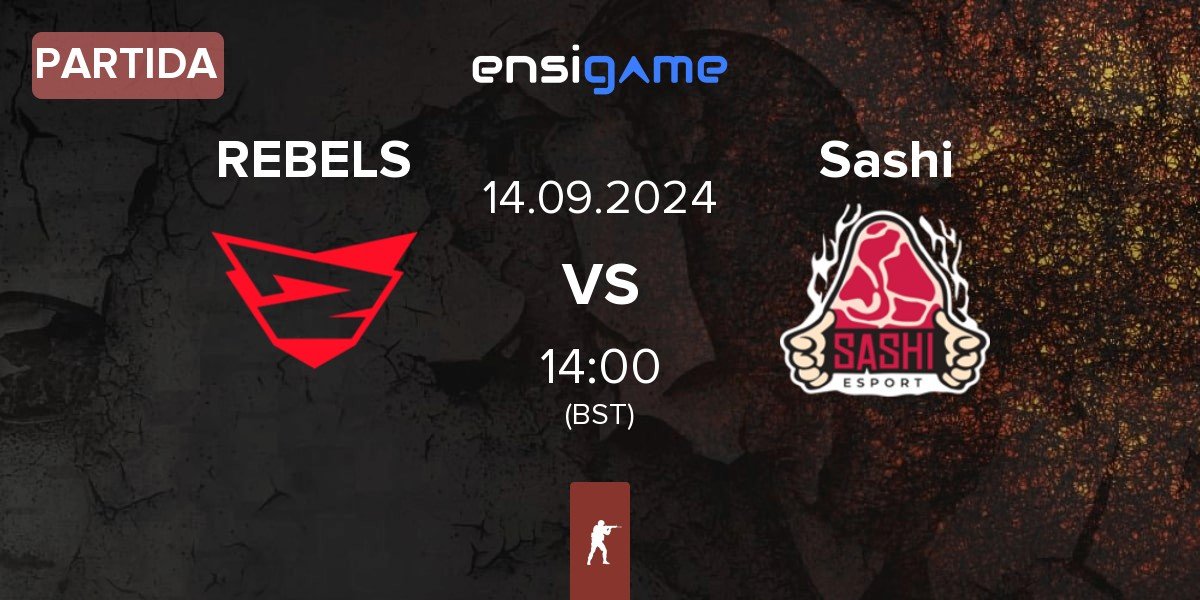 Partida Rebels Gaming REBELS vs Sashi Esport Sashi | 14.09