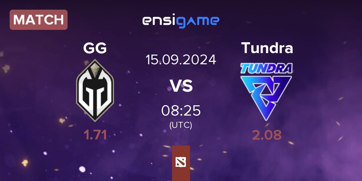 Match Gaimin Gladiators GG vs Tundra Esports Tundra | 15.09