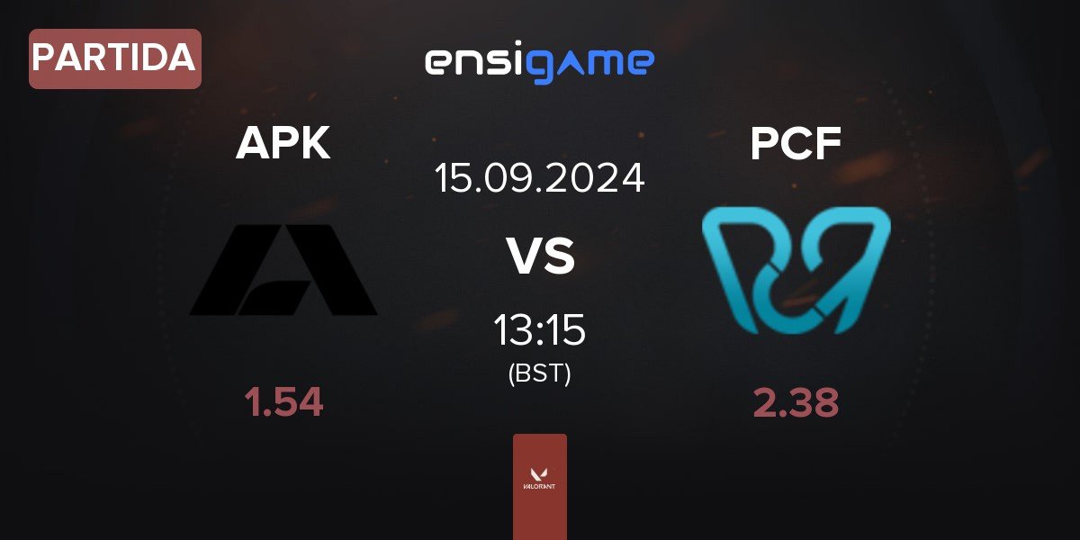 Partida Apeks APK vs Pcific Esports PCF | 15.09