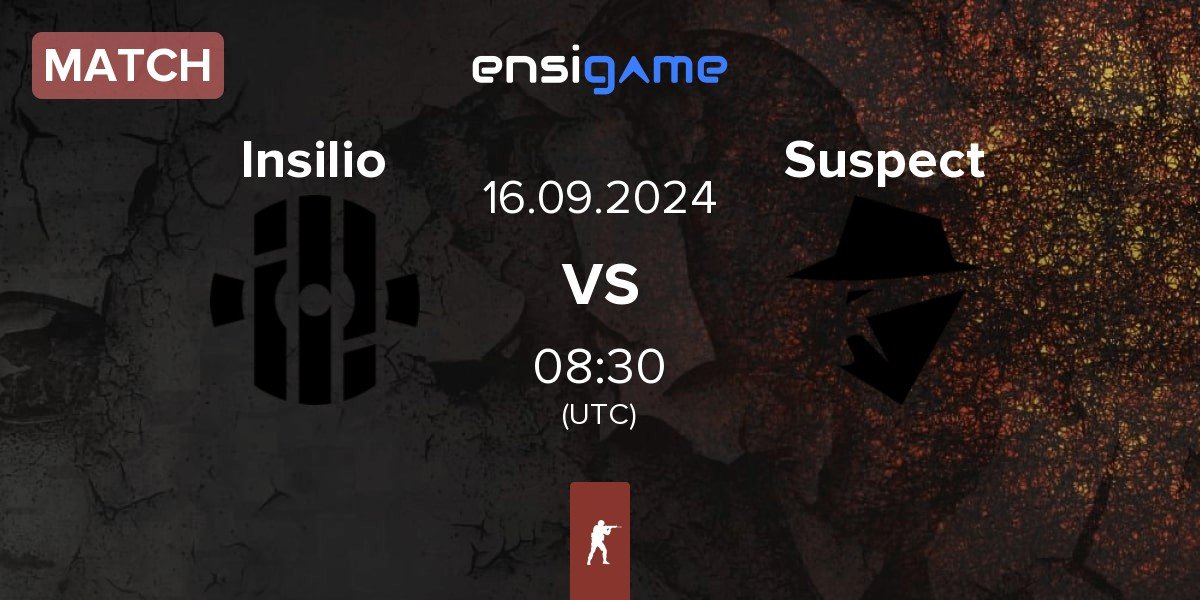 Match Insilio vs The Suspect Suspect | 16.09