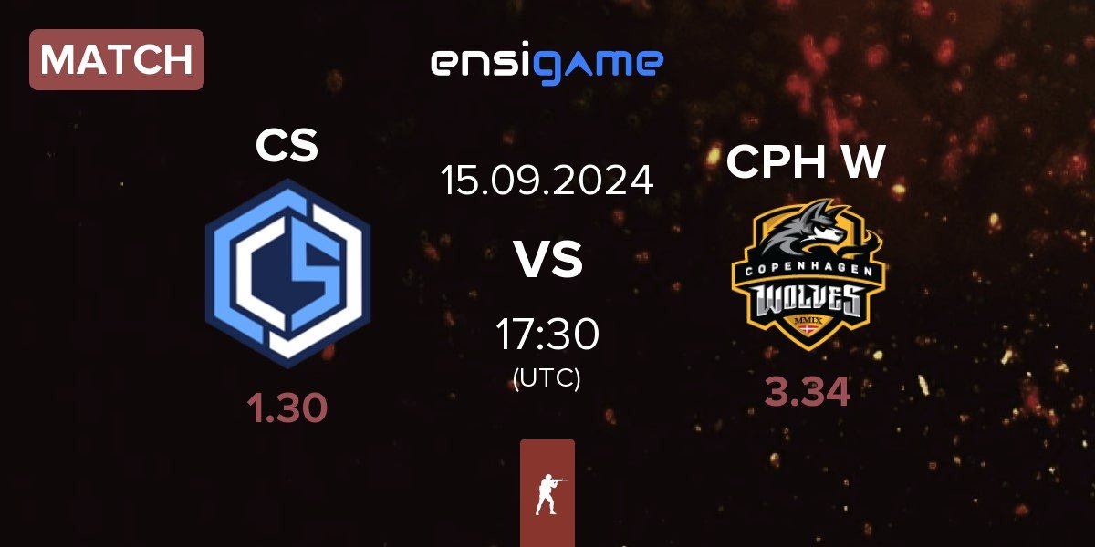 Match CYBERSHOKE Esports CS vs Copenhagen Wolves CPH W | 15.09