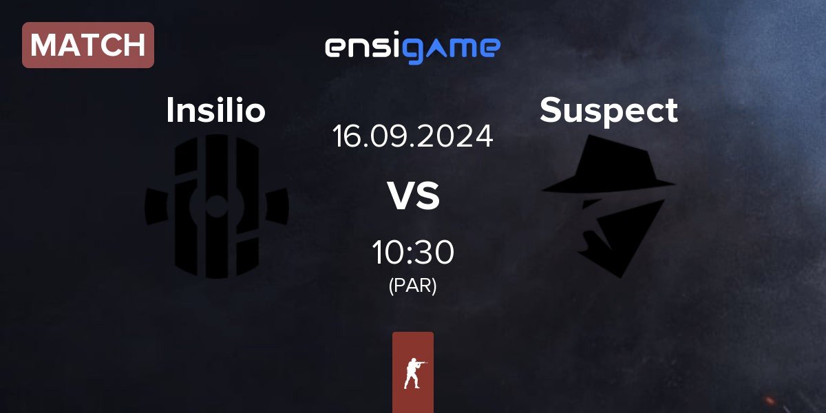 Match Insilio vs The Suspect Suspect | 16.09