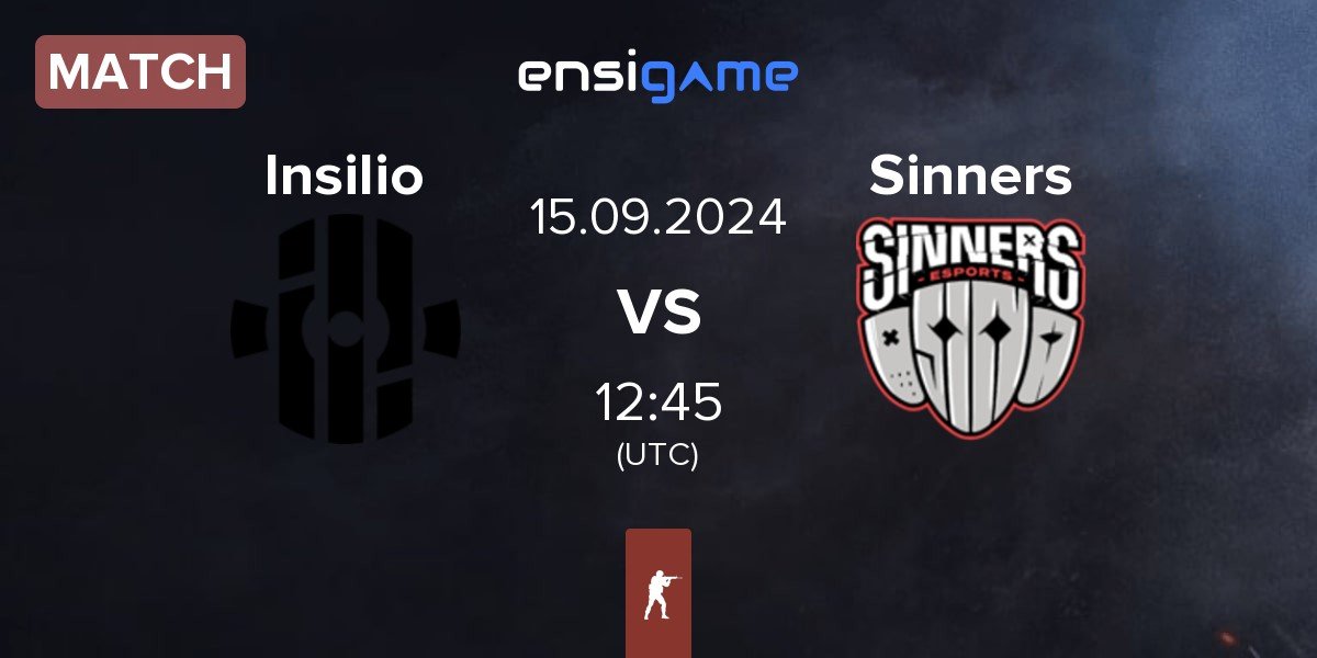 Match Insilio vs Sinners Esports Sinners | 15.09