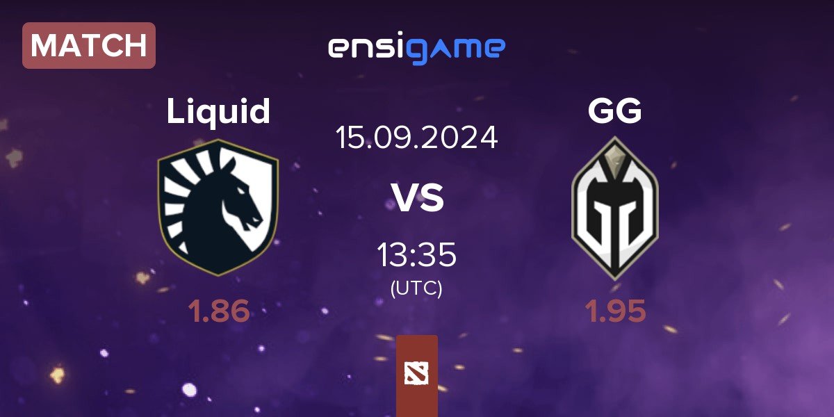 Match Team Liquid Liquid vs Gaimin Gladiators GG | 15.09