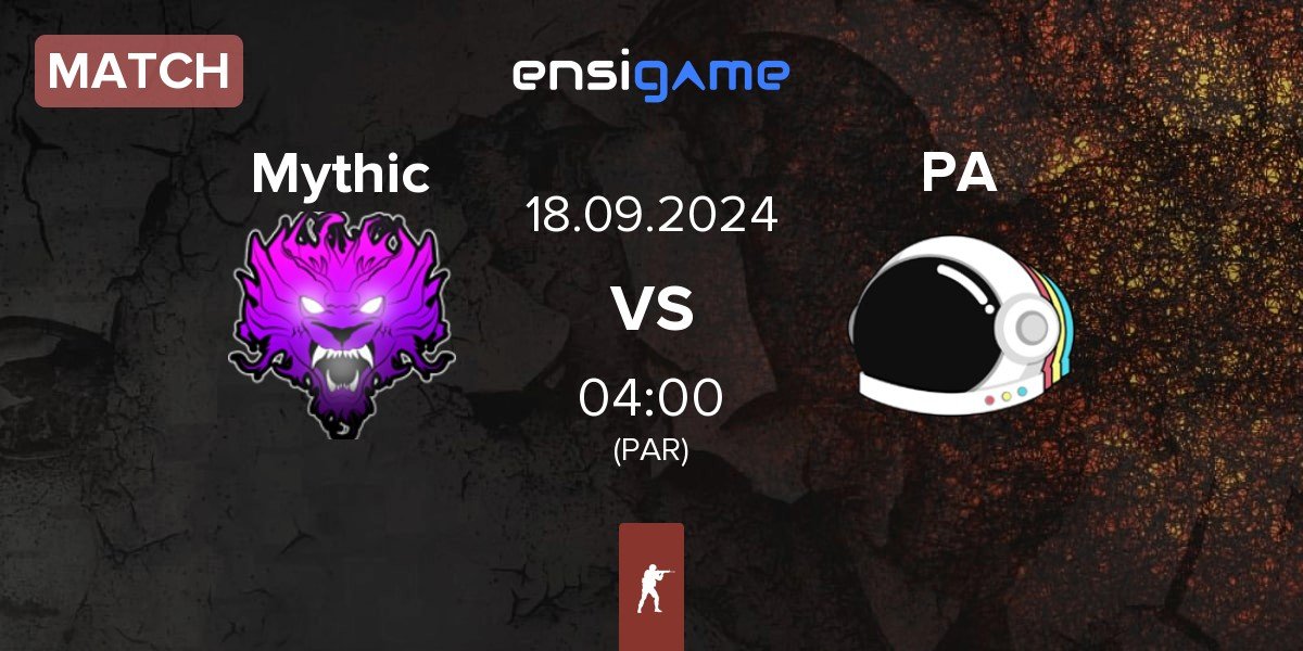 Match Mythic vs Party Astronauts PA | 18.09