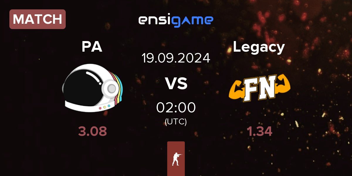 Match Party Astronauts PA vs Legacy | 19.09