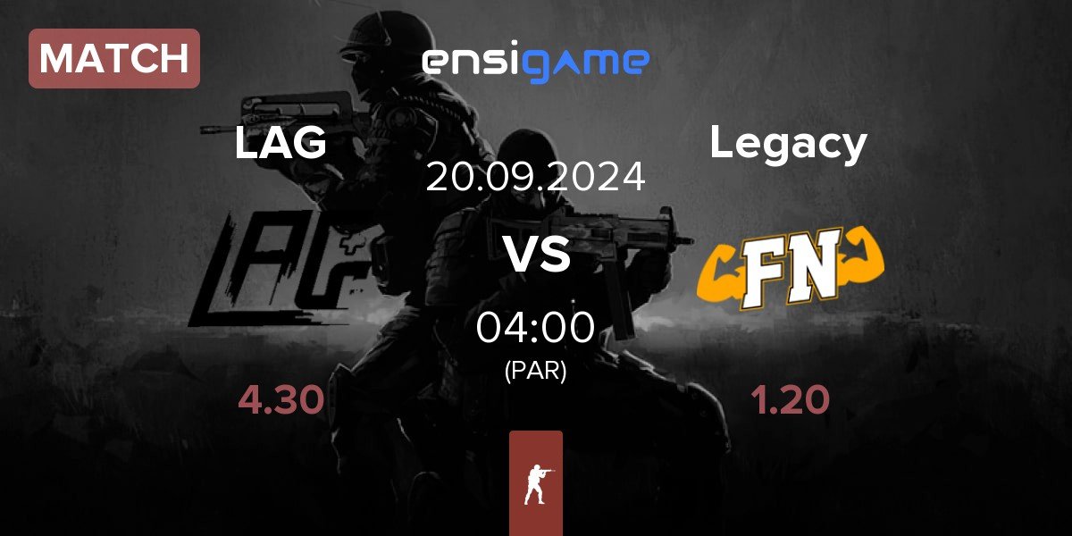 Match LAG Gaming LAG vs Legacy | 20.09