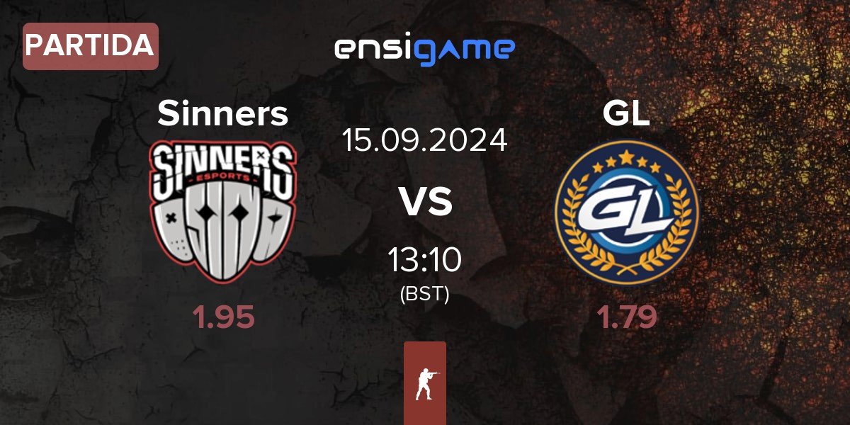 Partida Sinners Esports Sinners vs GamerLegion GL | 15.09