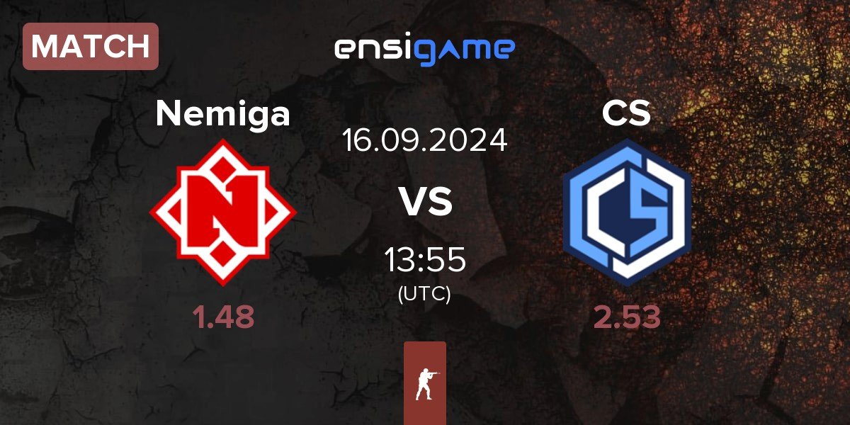 Match Nemiga Gaming Nemiga vs CYBERSHOKE Esports CS | 16.09