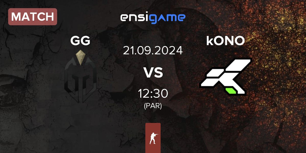 Match Gaimin Gladiators GG vs kONO.ECF kONO | 21.09