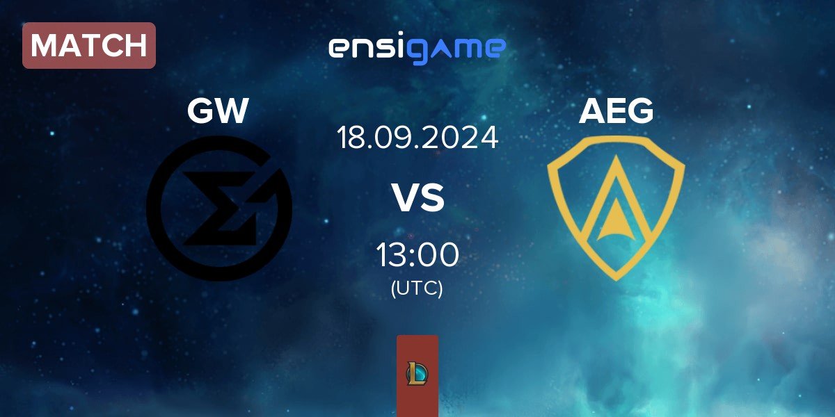 Match GameWard GW vs Aegis AEG | 18.09