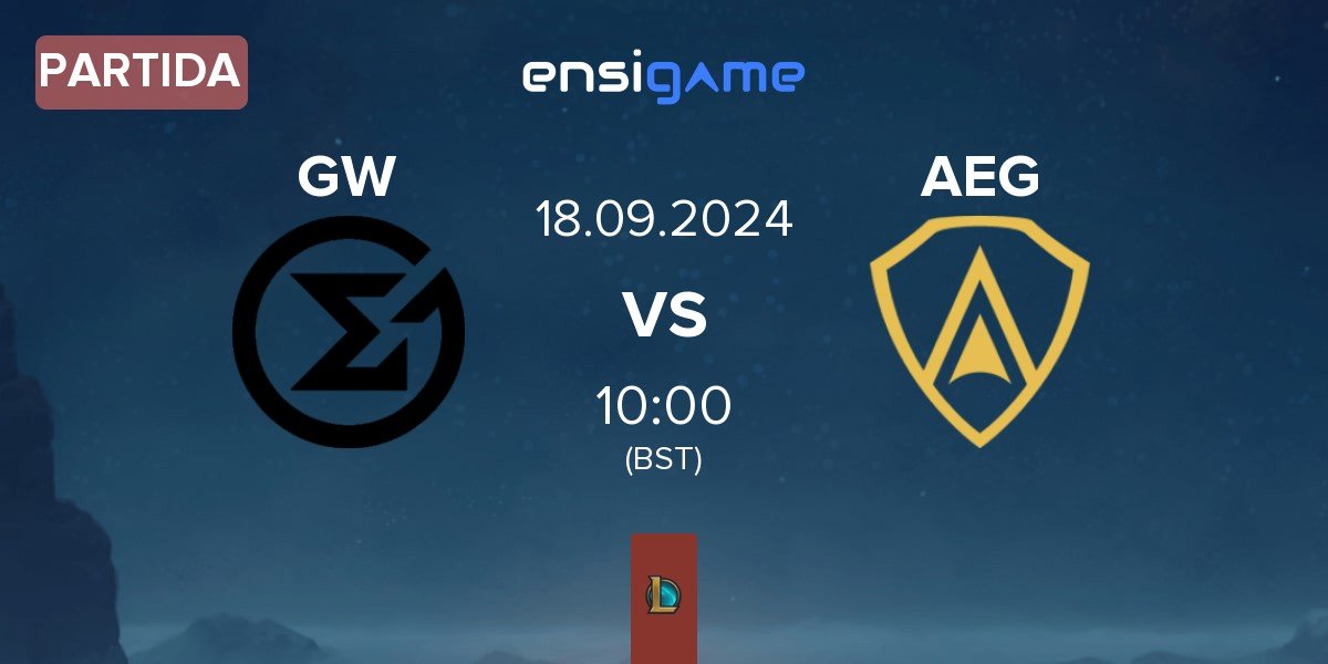 Partida GameWard GW vs Aegis AEG | 18.09