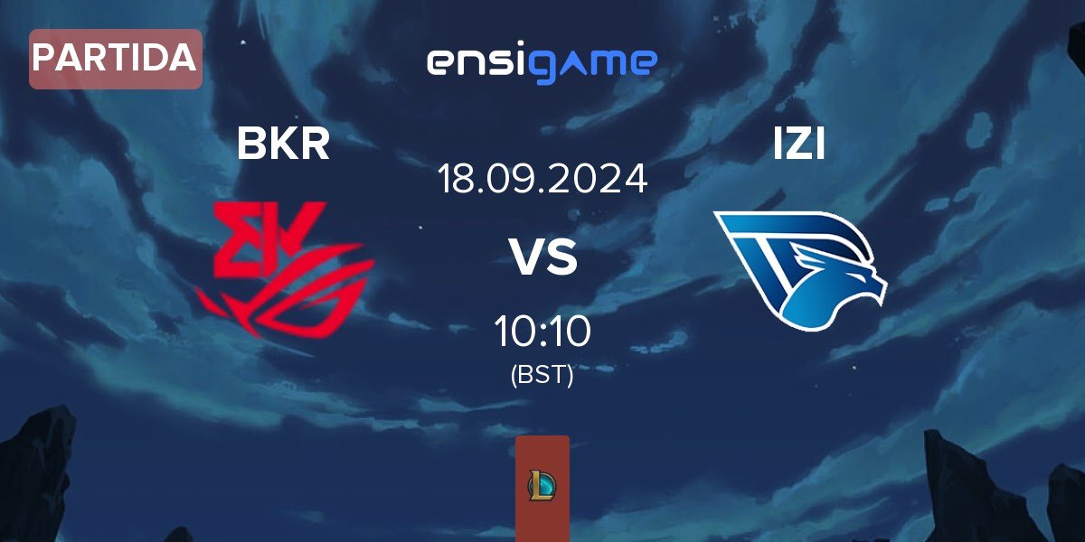 Partida BK ROG Esports BKR vs IZI Dream IZI | 18.09