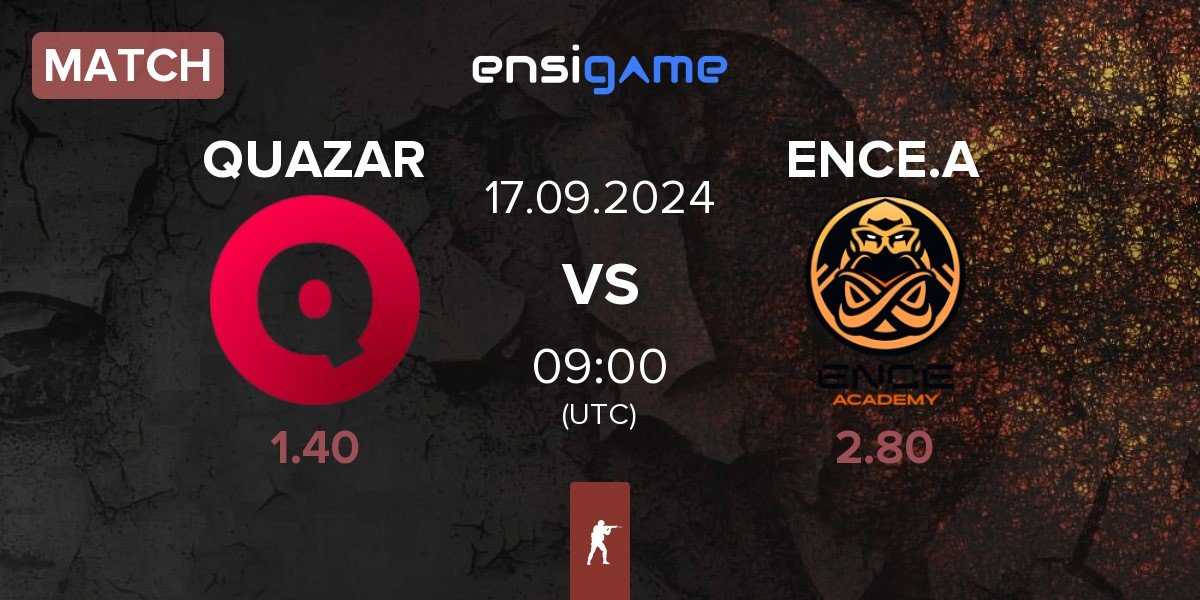 Match Team QUAZAR QUAZAR vs ENCE Academy ENCE.A | 17.09