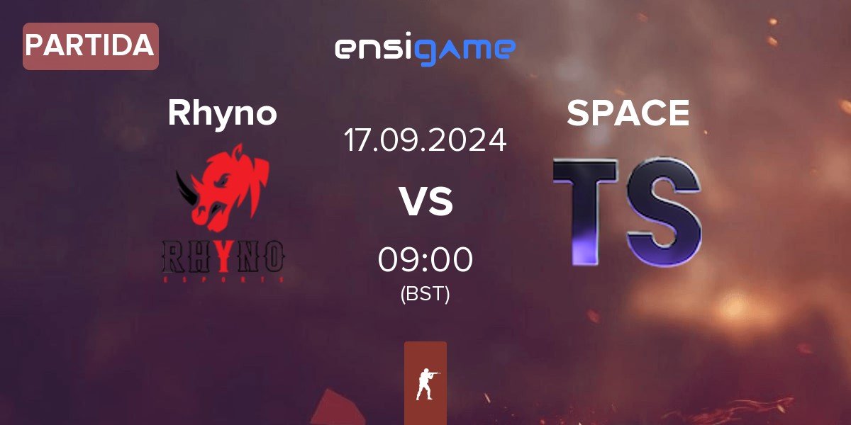 Partida Rhyno Esports Rhyno vs Team Space SPACE | 17.09