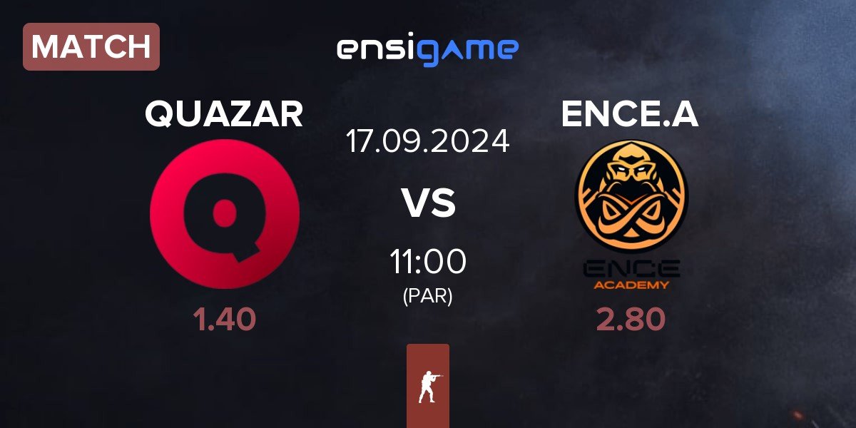 Match Team QUAZAR QUAZAR vs ENCE Academy ENCE.A | 17.09