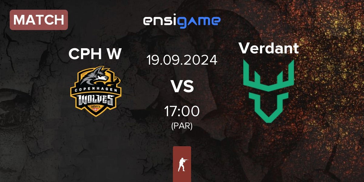 Match Copenhagen Wolves CPH W vs Verdant | 19.09