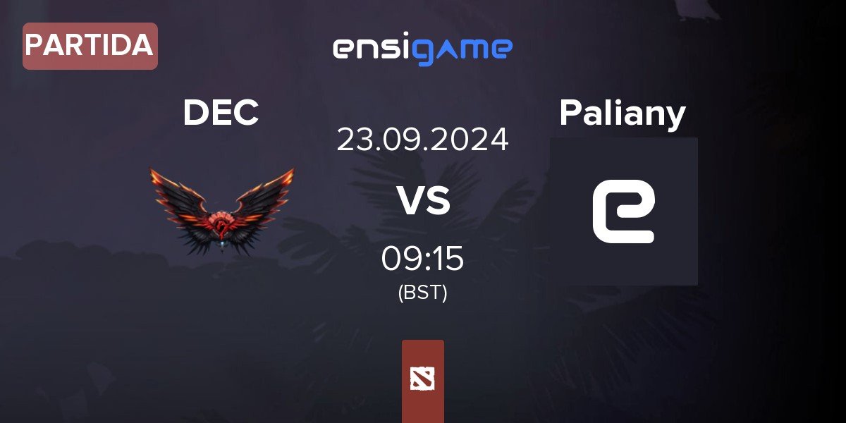 Partida Dragon Esports Club DEC vs Palianytsia Paliany | 23.09