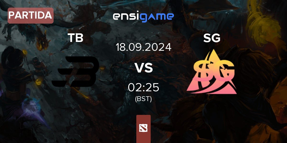 Partida Team Bright TB vs Spiky Gaming SG | 18.09