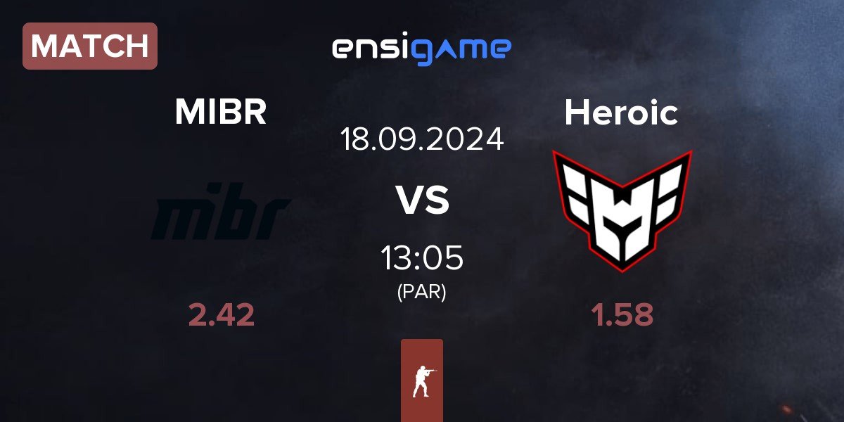 Match Made in Brazil MIBR vs Heroic | 18.09