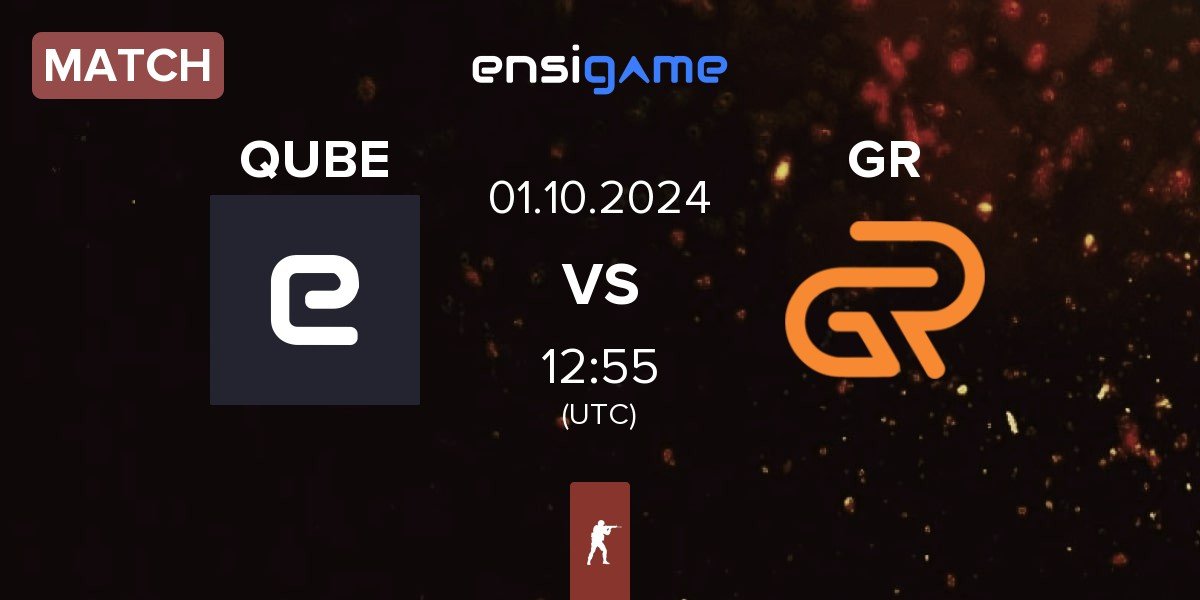 Match The QUBE Esports QUBE vs GR Gaming GR | 01.10