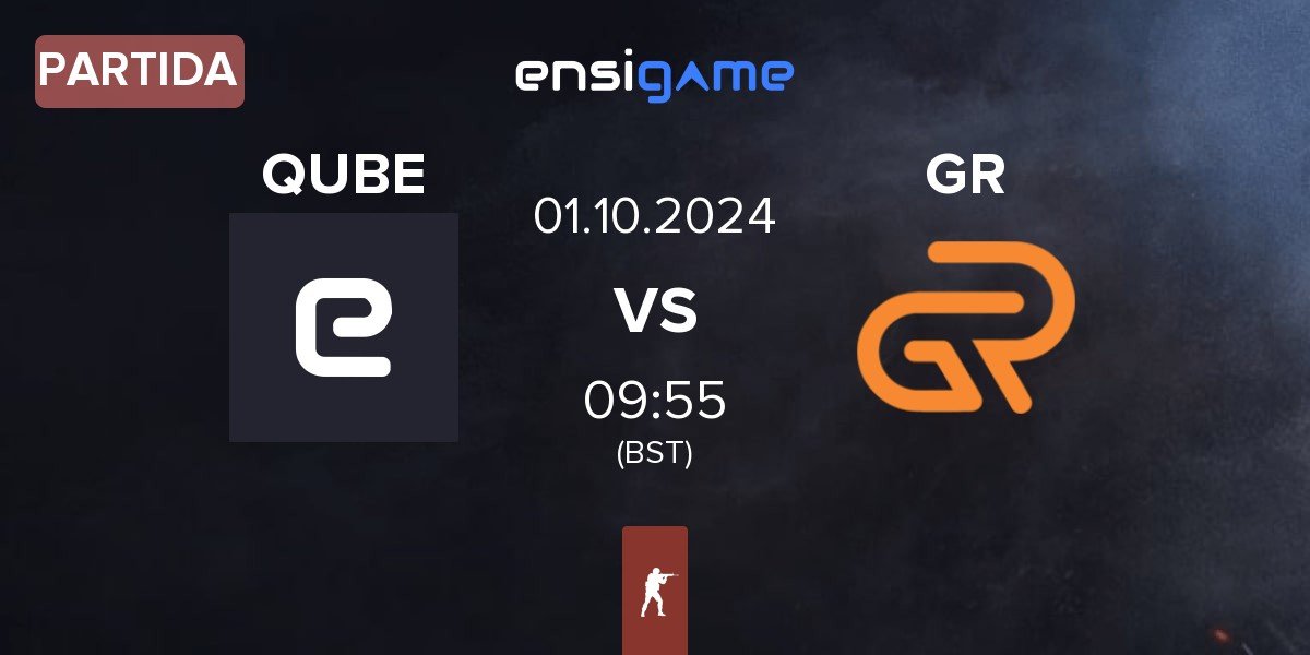 Partida The QUBE Esports QUBE vs GR Gaming GR | 01.10