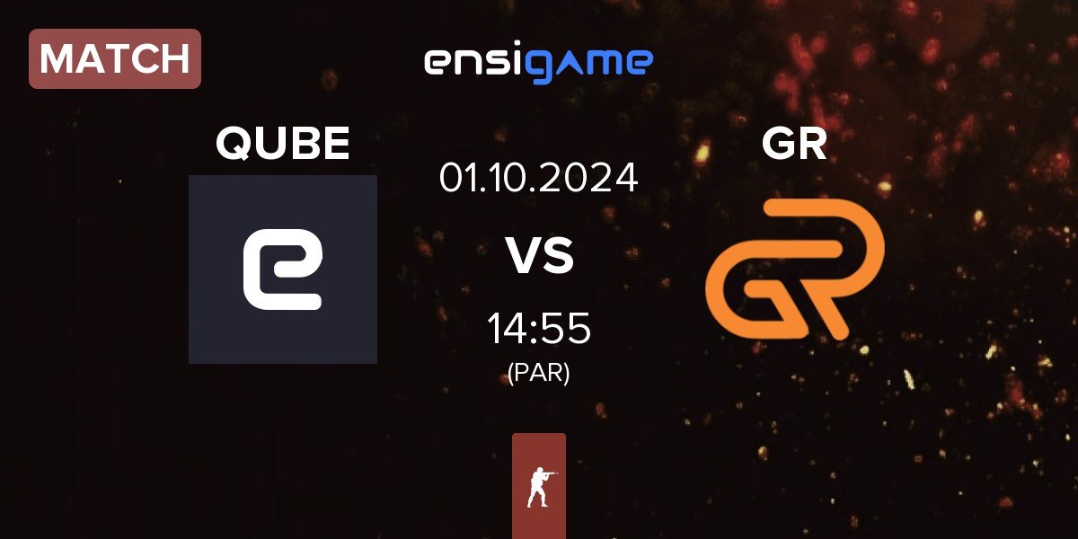 Match The QUBE Esports QUBE vs GR Gaming GR | 01.10