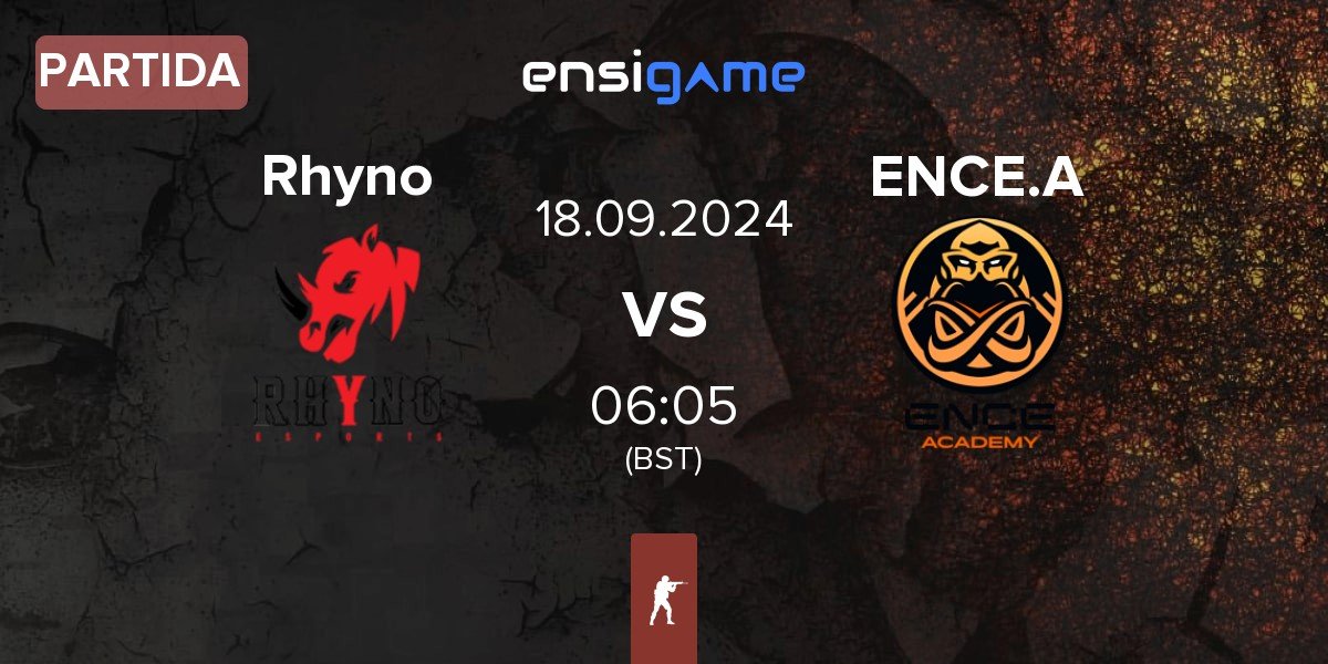 Partida Rhyno Esports Rhyno vs ENCE Academy ENCE.A | 18.09