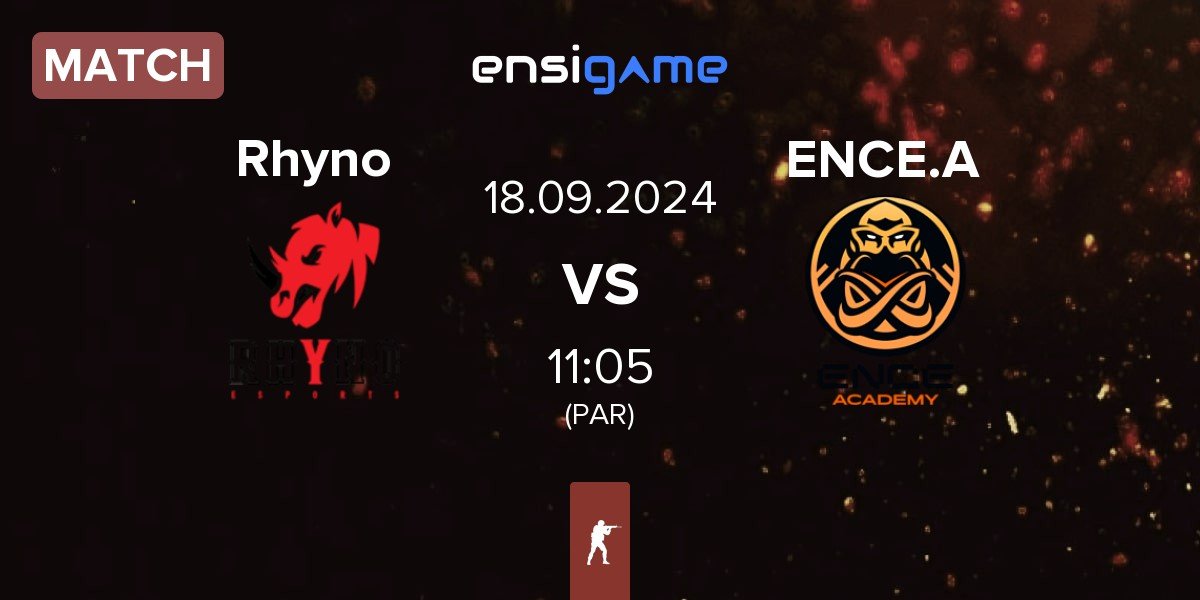 Match Rhyno Esports Rhyno vs ENCE Academy ENCE.A | 18.09