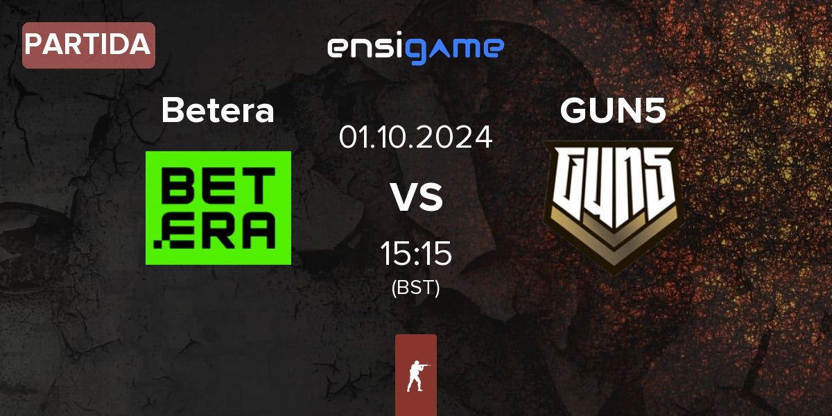 Partida Betera vs GUN5 Esports GUN5 | 01.10