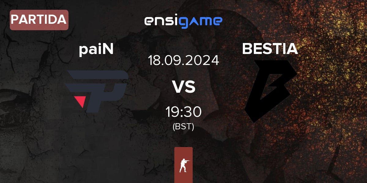 Partida paiN Gaming paiN vs BESTIA | 18.09