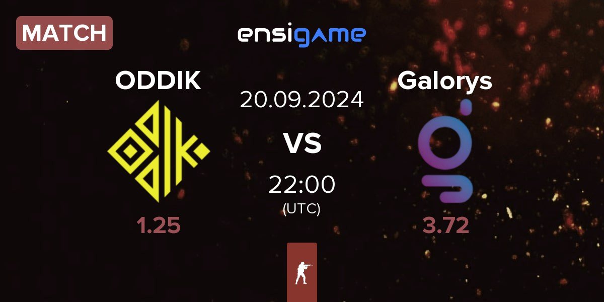 Match ODDIK vs Galorys | 20.09