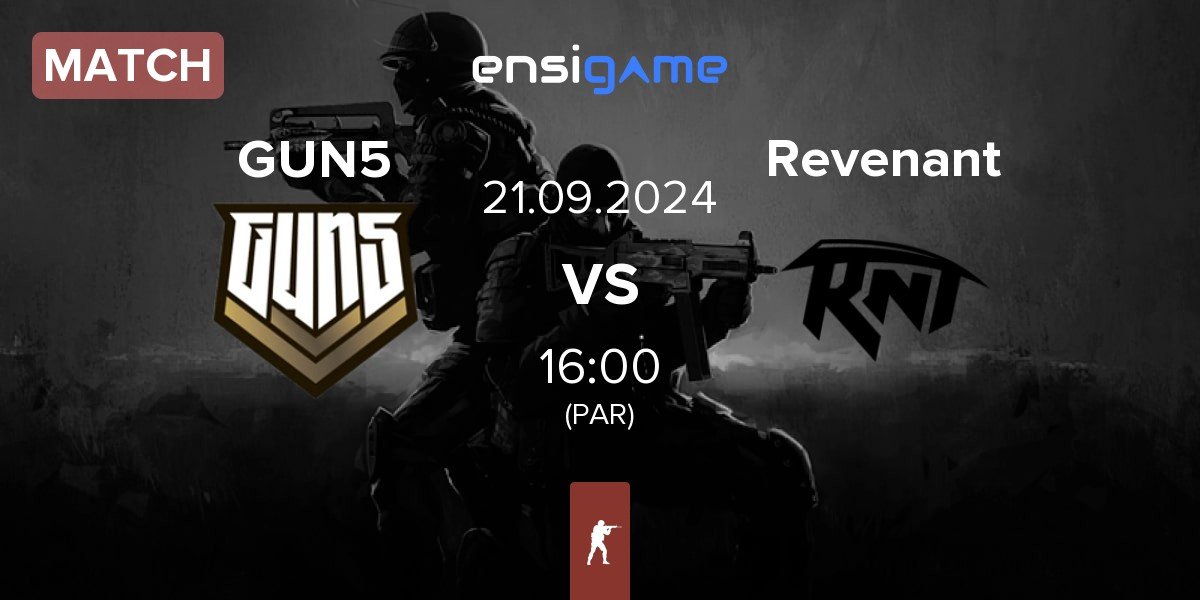 Match GUN5 Esports GUN5 vs Revenant Esports Revenant | 21.09