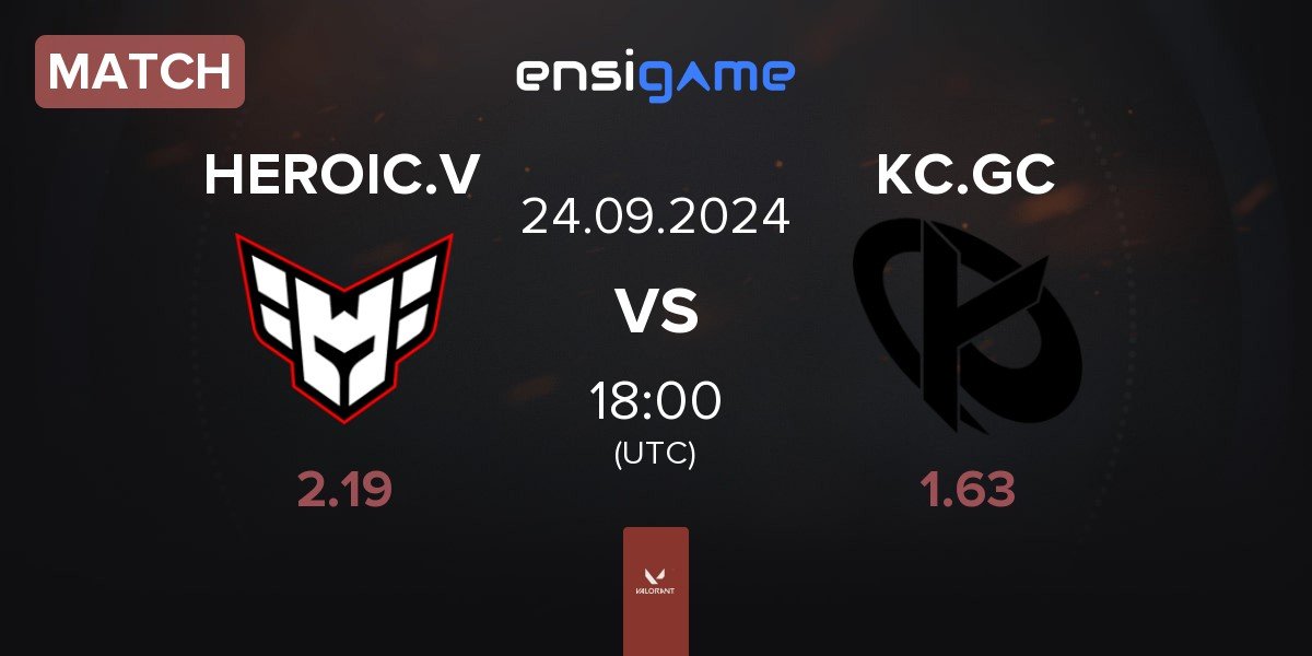 Match HEROIC Valkyries HEROIC.V vs Karmine Corp GC KC.GC | 24.09