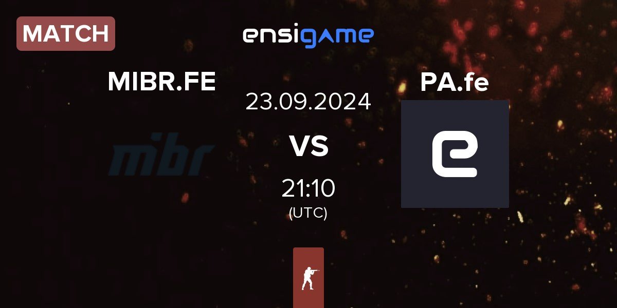 Match MIBR Female MIBR.FE vs Peak Academy Female PA.fe | 23.09