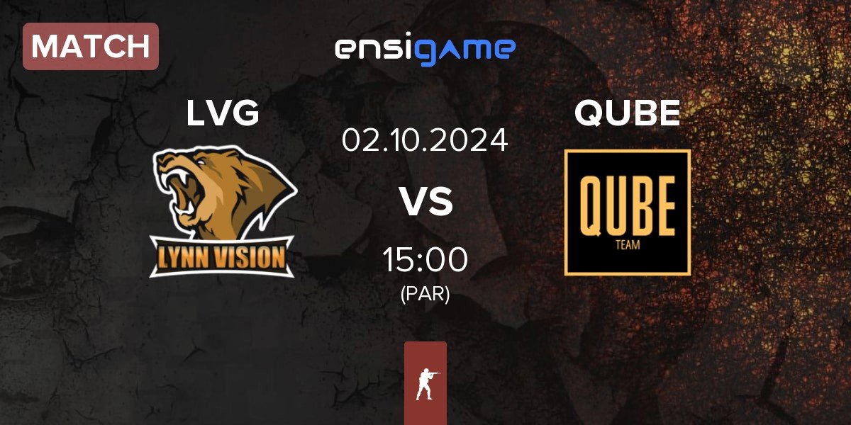 Match Lynn Vision Gaming LVG vs The QUBE Esports QUBE | 02.10