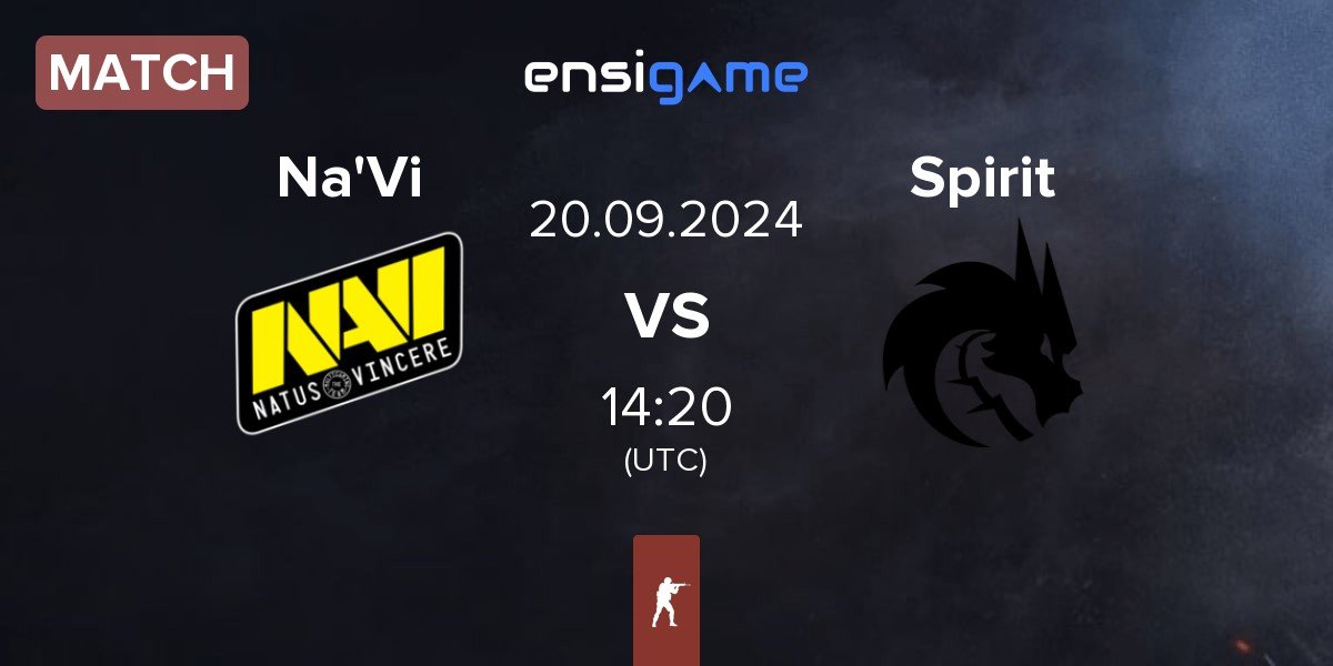 Match Natus Vincere Na'Vi vs Team Spirit Spirit | 20.09