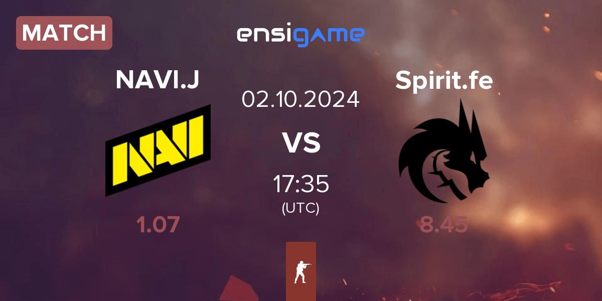 Match NAVI Javelins NAVI.J vs Team Spirit Female Spirit.fe | 02.10